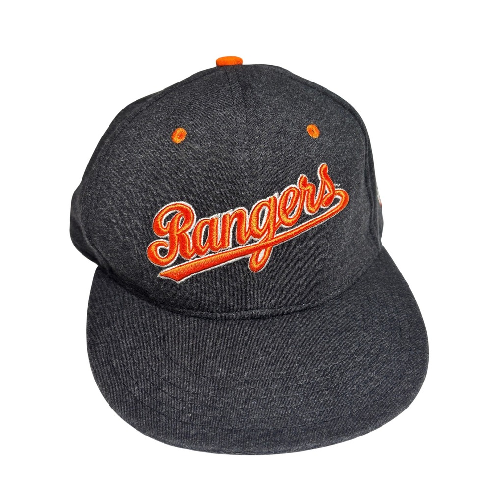 Melonwear OSU Cowboys Rangers Sports Southwest Snapback Hat Gray Orange MLB Cap